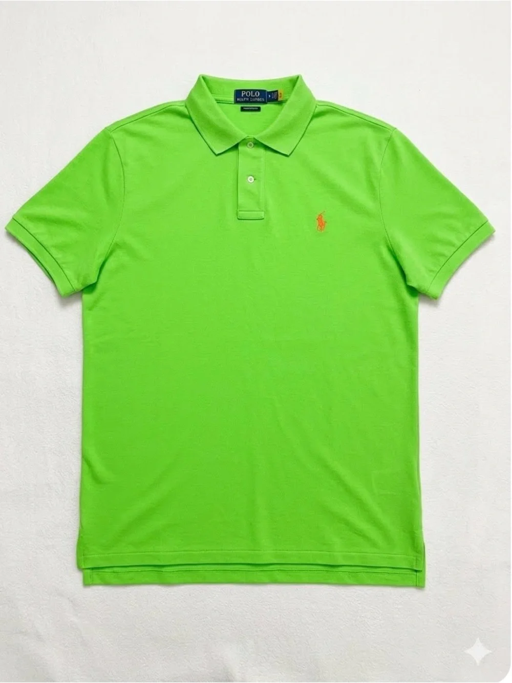 NWT Polo Ralph Lauren The Iconic Mesh Polo Shirt – Lime Green (Core Replen) XL
